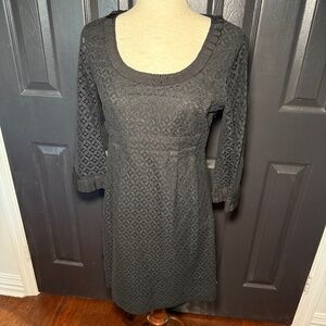 Phoebe Couture Black Mid Sleeve Sheath Dress 4